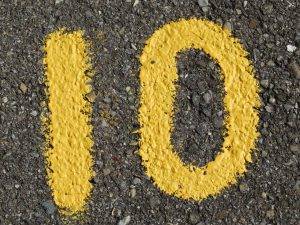 the number 10 illustrating the top 10 trends in smb cybersecurity