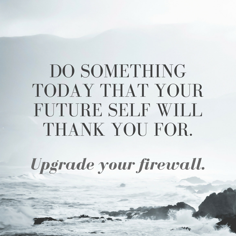 update your firewall